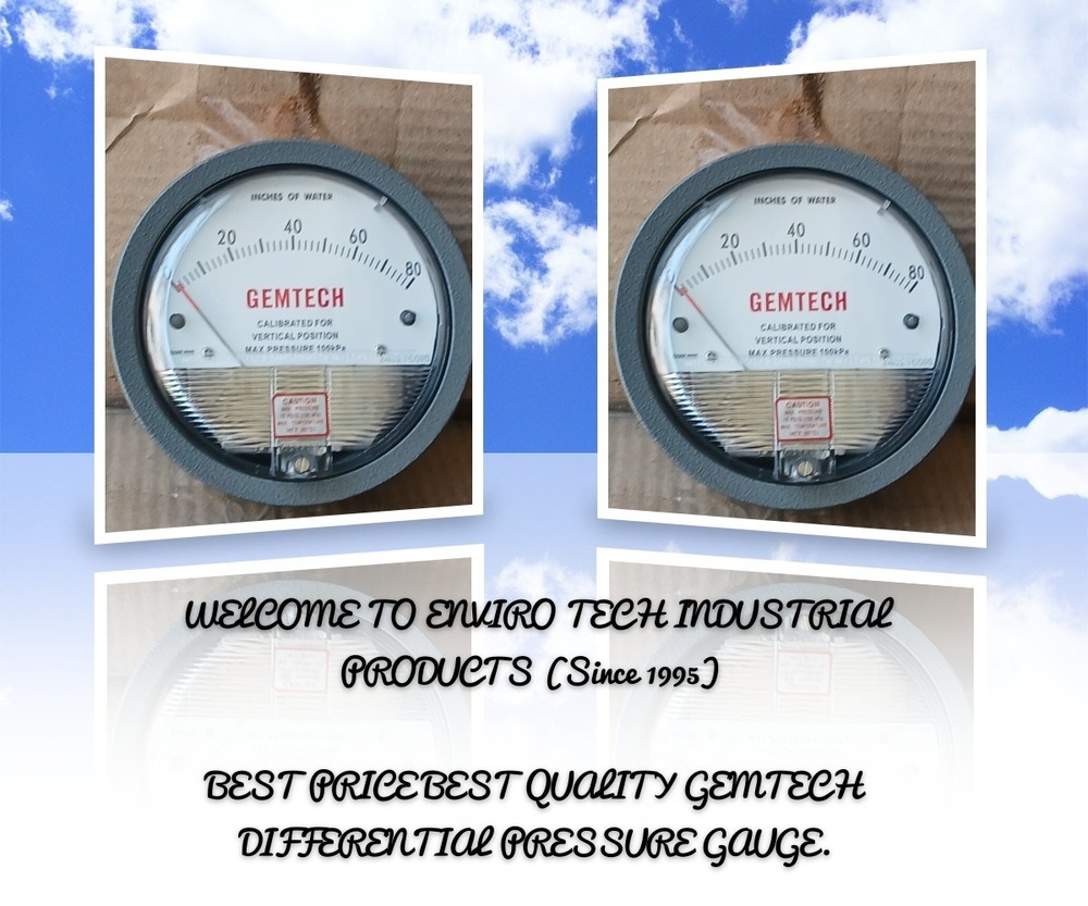 GEMTECH Differential Pressure Gauge In Doodannakundi Industrial Area Bengaluru Karnataka