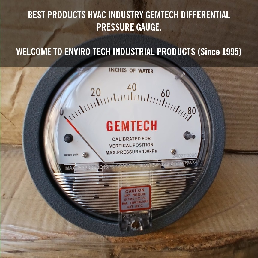 GEMTECH Differential Pressure Gauge Wholesaler From Ambasamudram Tamil Nadu