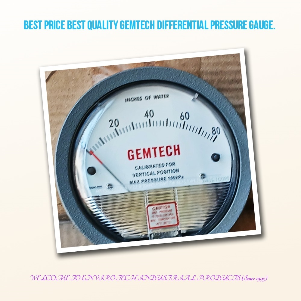 GEMTECH Differential Pressure Gauge Wholesaler From Ambasamudram Tamil Nadu