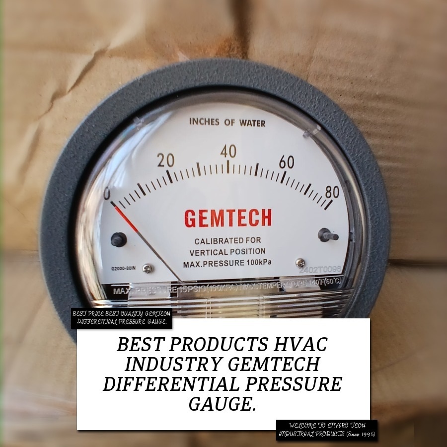 GEMTECH Differential Pressure Gauge Wholesaler From Ambasamudram Tamil Nadu