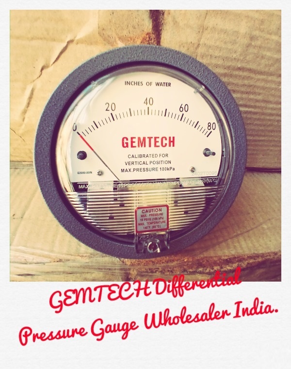 GEMTECH Differential Pressure Gauge Supplier From Samana Punjab