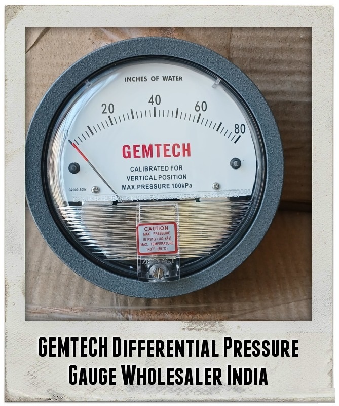 GEMTECH Differential Pressure Gauge Supplier From Samana Punjab