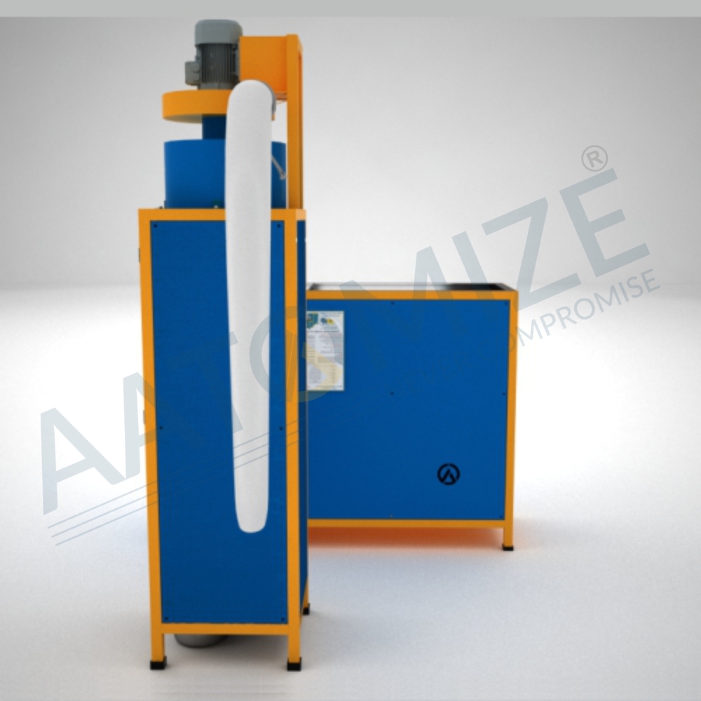 Azc1501a - 15hp Heavy Duty Pulverizer With Cyclone - Color: Blue