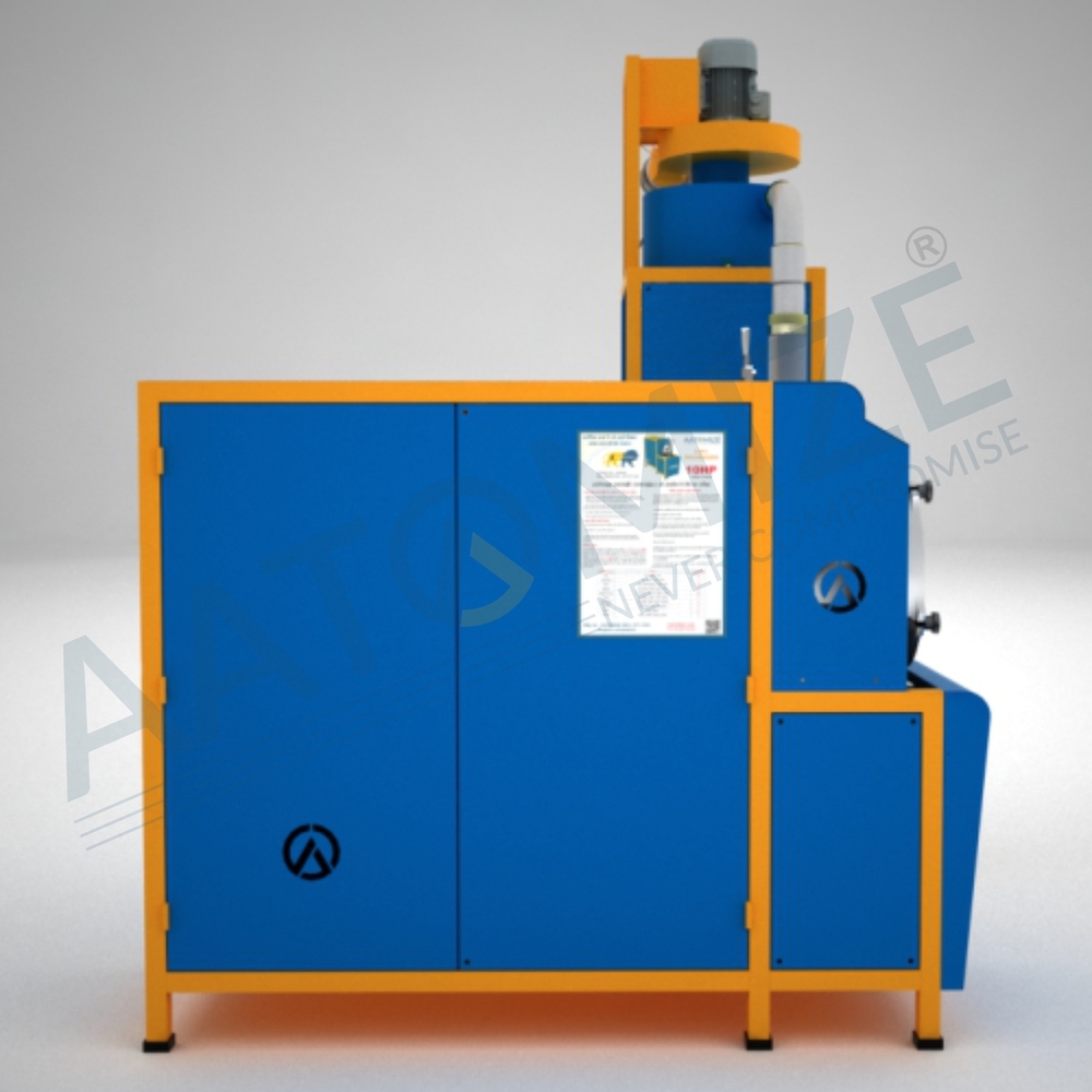 Azc1501a - 15hp Heavy Duty Pulverizer With Cyclone - Color: Blue