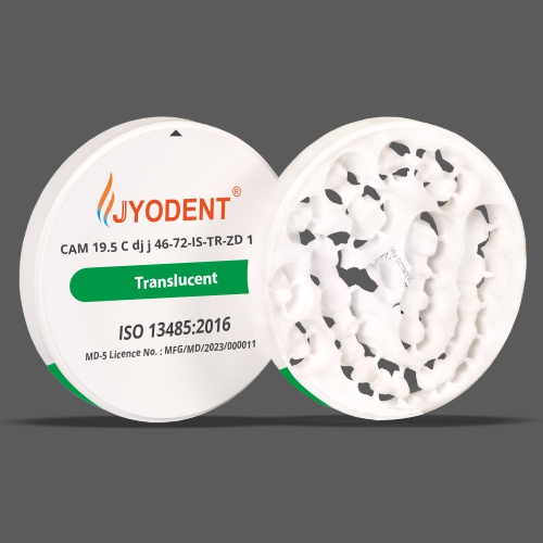 Jyodent Iso-statically Pressed Translucent Zirconia Disc (IS-TR-ZD)