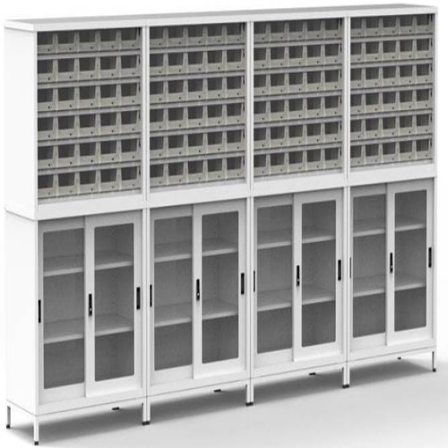 Pharmacy Glass Cabinet