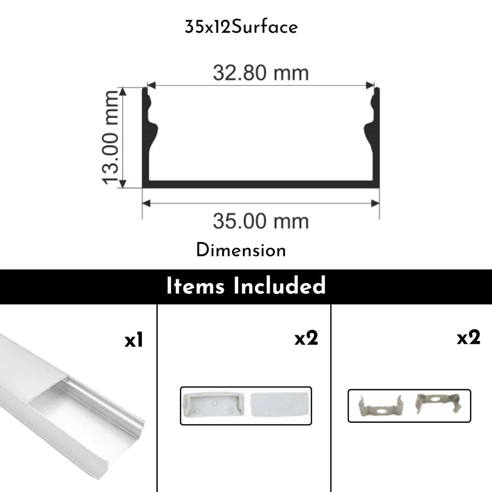 35 X 12 Surface - Application: Architectural Lighting