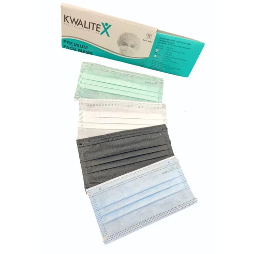 3 Ply Face Mask With Inner Box - Color: Multicolor