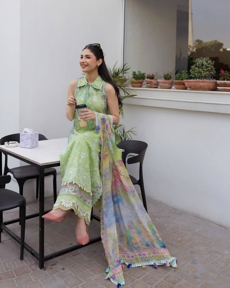 Embroidered Georgette Pakistani Suit