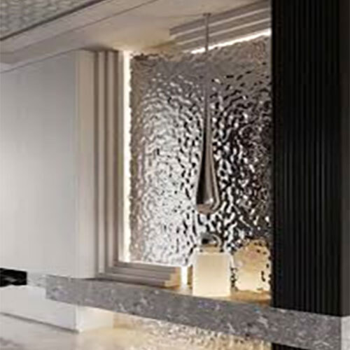 Silver Water Ripple Sheet - Color: Transparent