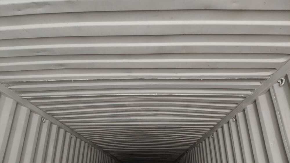 Portable Storage Cabins - Color: Green White