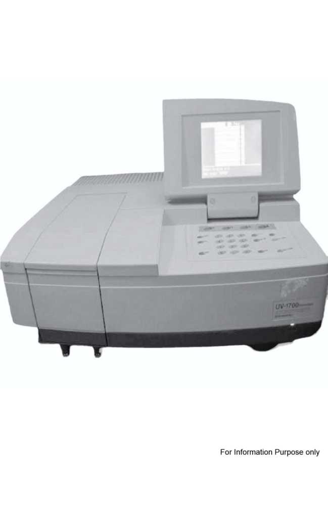 Shimadzu Uv-1700 Double Beam Spectrophotometer
