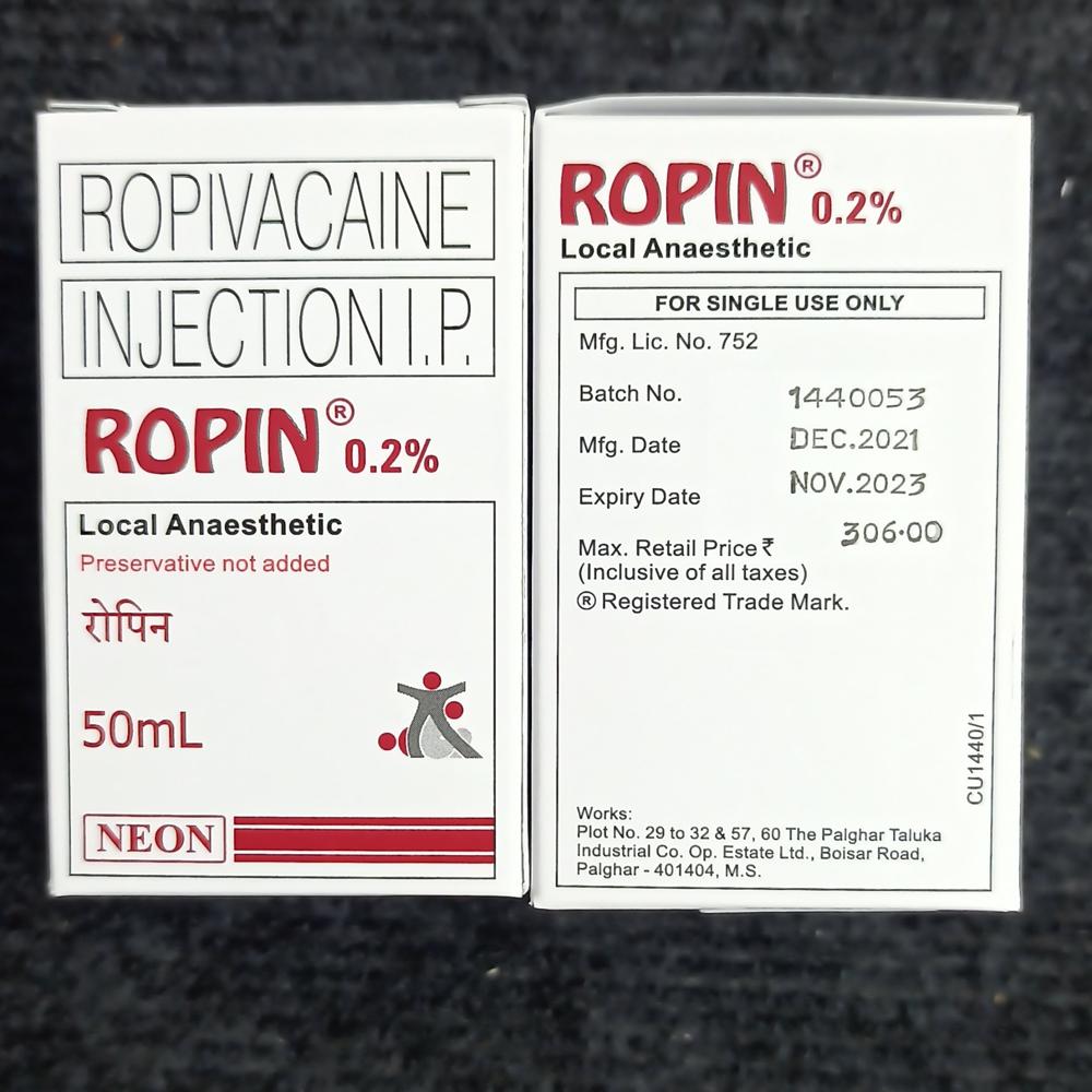 Ropin Ropivacaine Injection 0.2% 