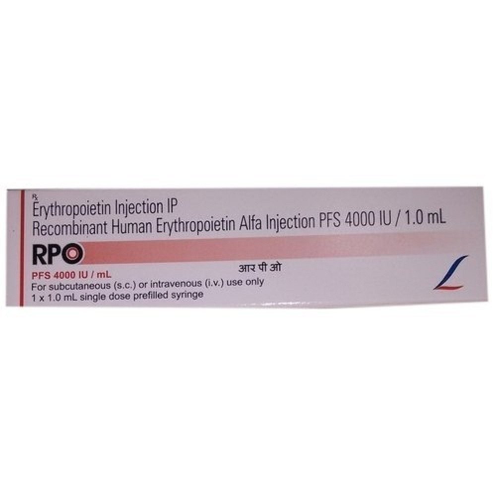 Rpo  Erythropoietin Alfa Injection 4000IU