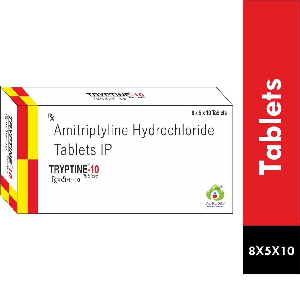 TRYPTINE-10 TABLET - Amitriptyline (10mg)