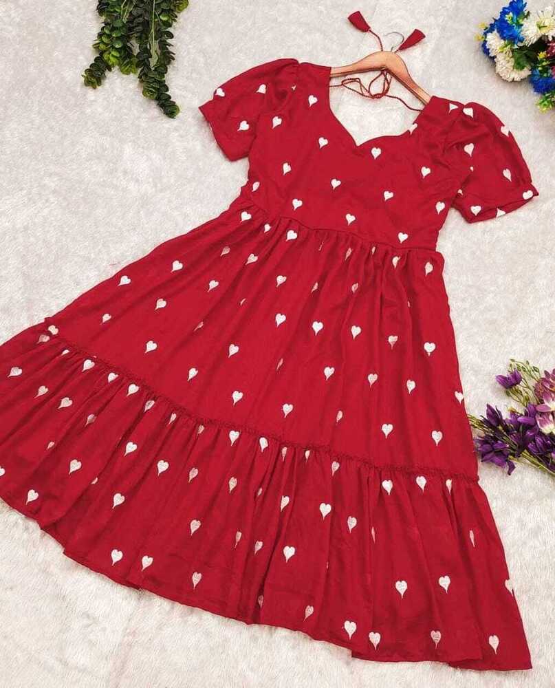 Trendy Printed Kurti - Color: 3colours