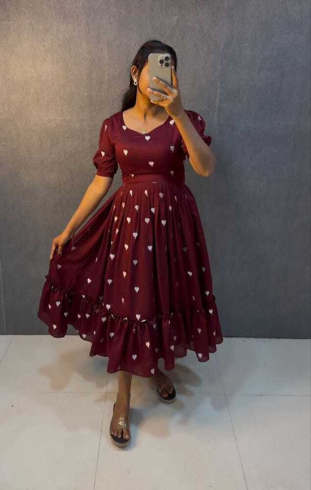 Trendy Printed Kurti - Color: 3colours