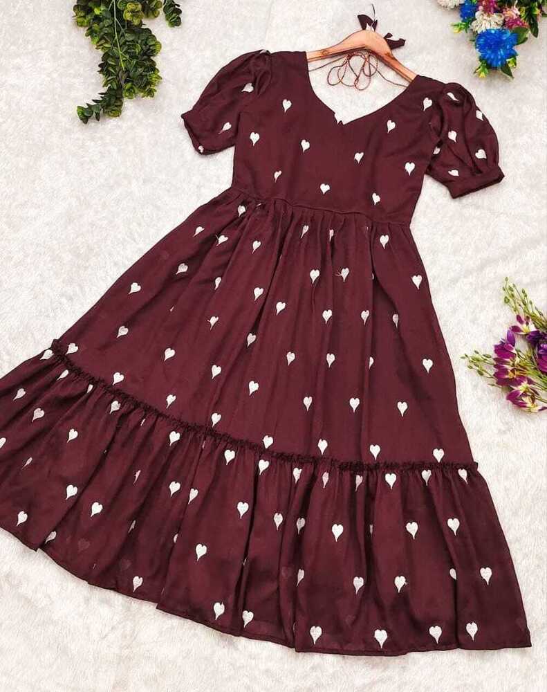 Trendy Printed Kurti - Color: 3colours