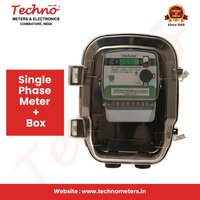 Single Phase Energy LCD Meter With Polycarbonate box