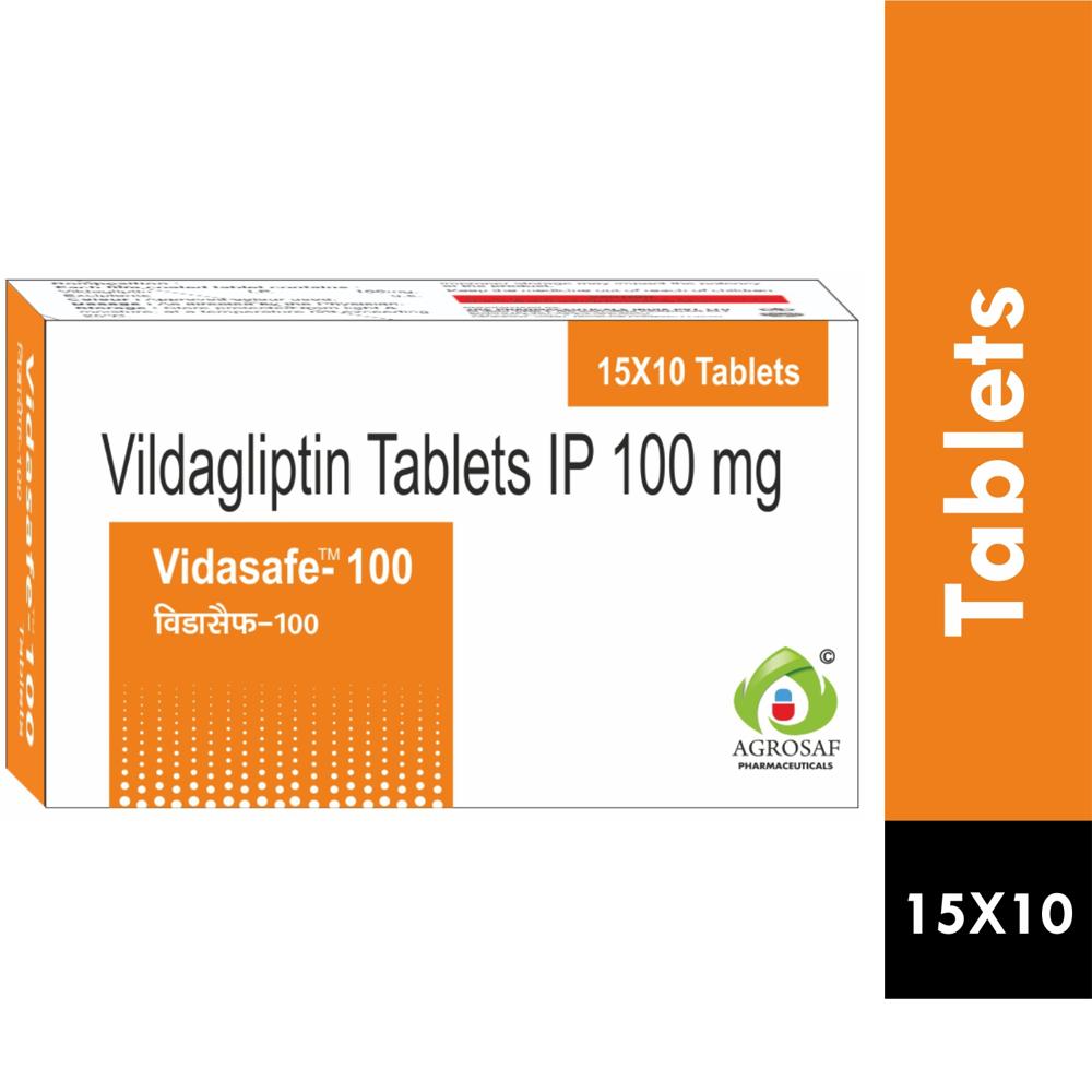 VIDASAFE 100 TABLET - Vildagliptin (100mg)