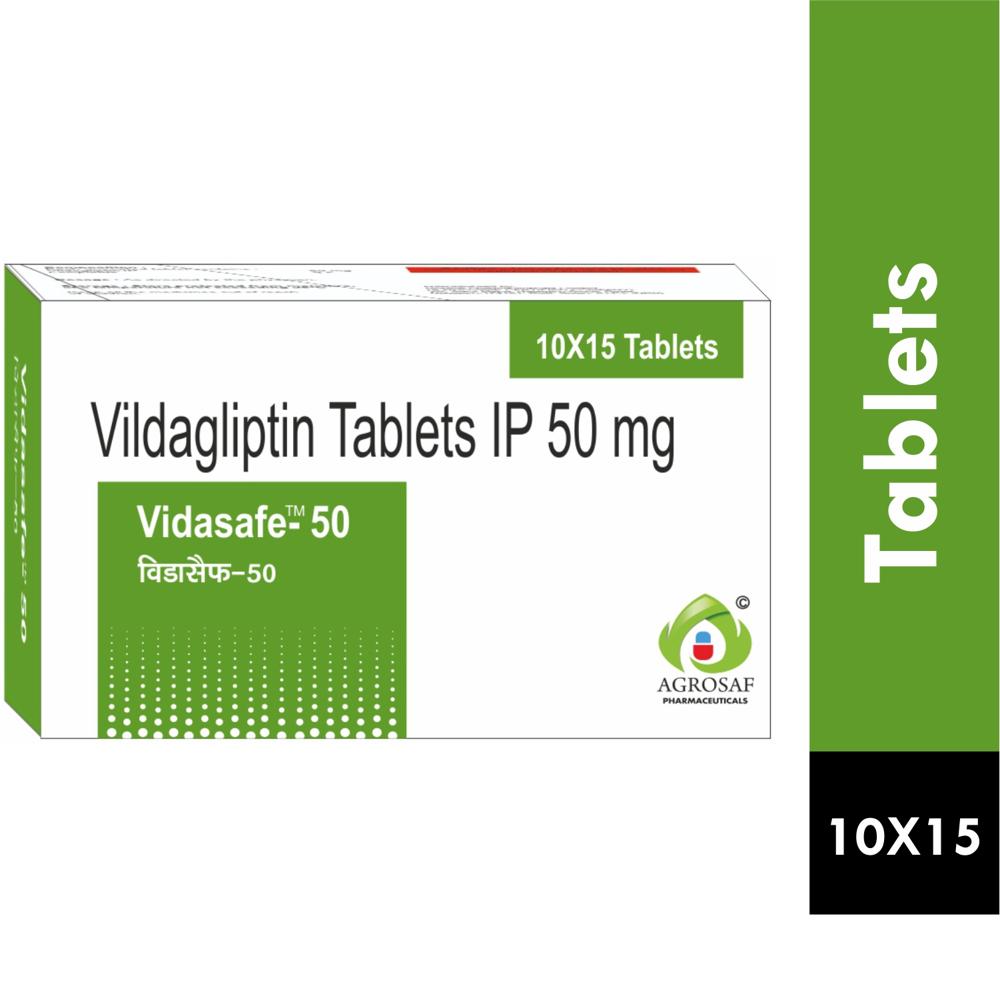 VIDASAFE 50 TABLET - Vildagliptin (50mg)