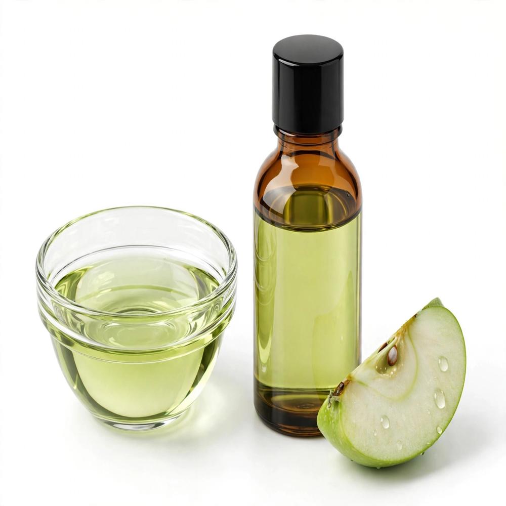 Green Apple Oil - Cold Pressed, Clear Pale Yellow to Greenish Liquid, 1 Litre | Therapeutic Grade, Long Lasting Aroma, Fresh Crisp Fragrance