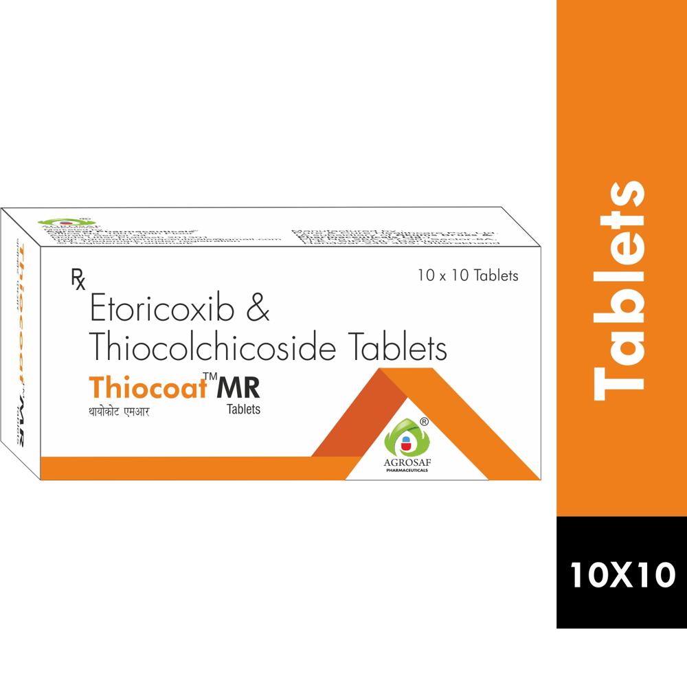 THIOCOAT MR TABLET - ETORICOXIB IP 60MG THIOCOLCHICOSIDE 4MG