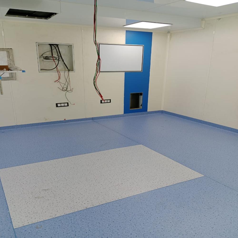 Vinyl Flooring - Vinyl, 2 M Width X 3 M Length, Light Blue, 2 Mm Thickness | Durable, Sterile, Slip-resistant For Surgical Rooms