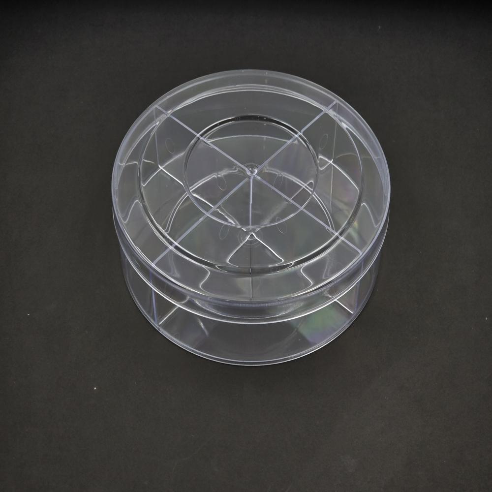 Cp 400 Small Pt Partition Round Container (Cpr5pt) - Color: Transparent