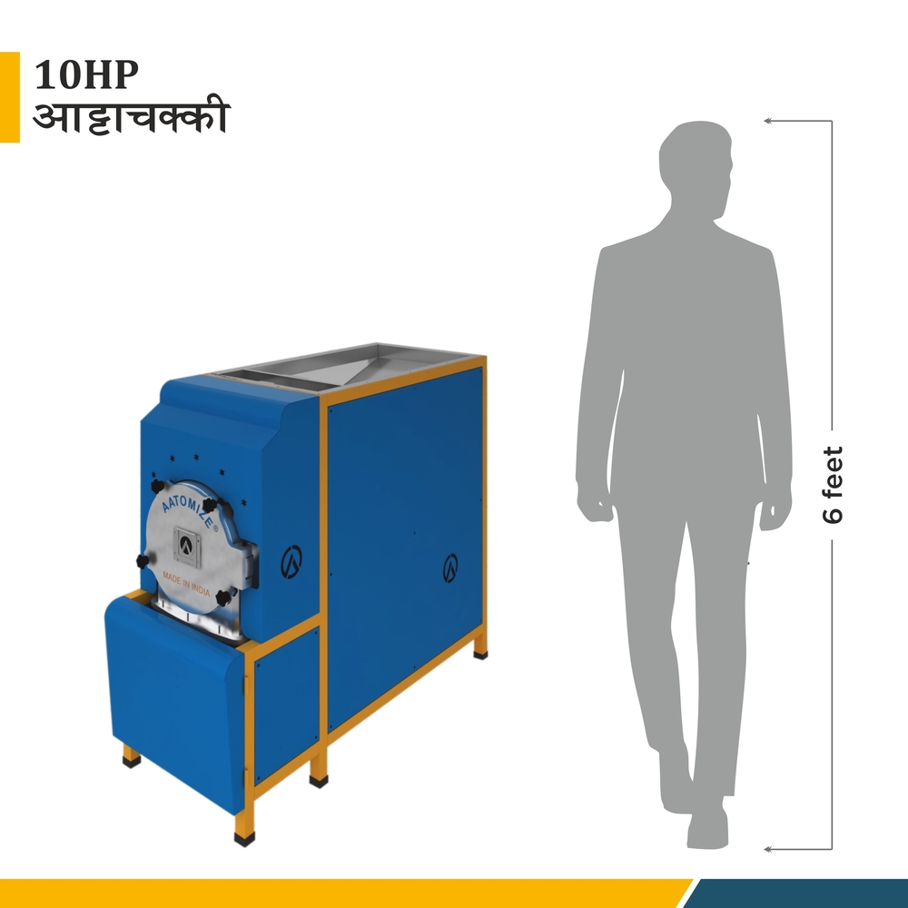 Fully Automatic Atta Chakki - Color: Blue