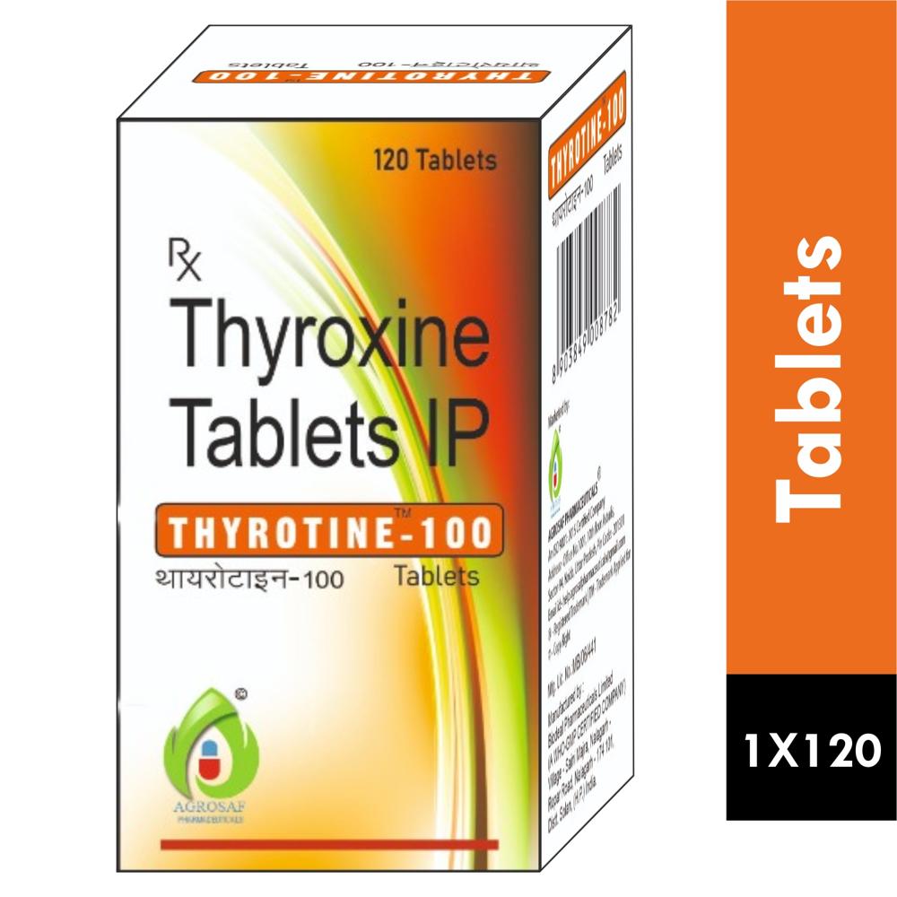 THYROTINE-100 TABLET - THYROXINE SODIUM 100MCG TABLET