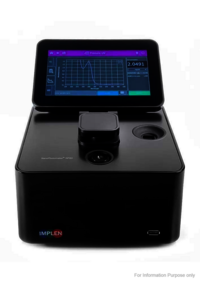 IMPLEN N120 Microvolume High Throughput Spectroscopy