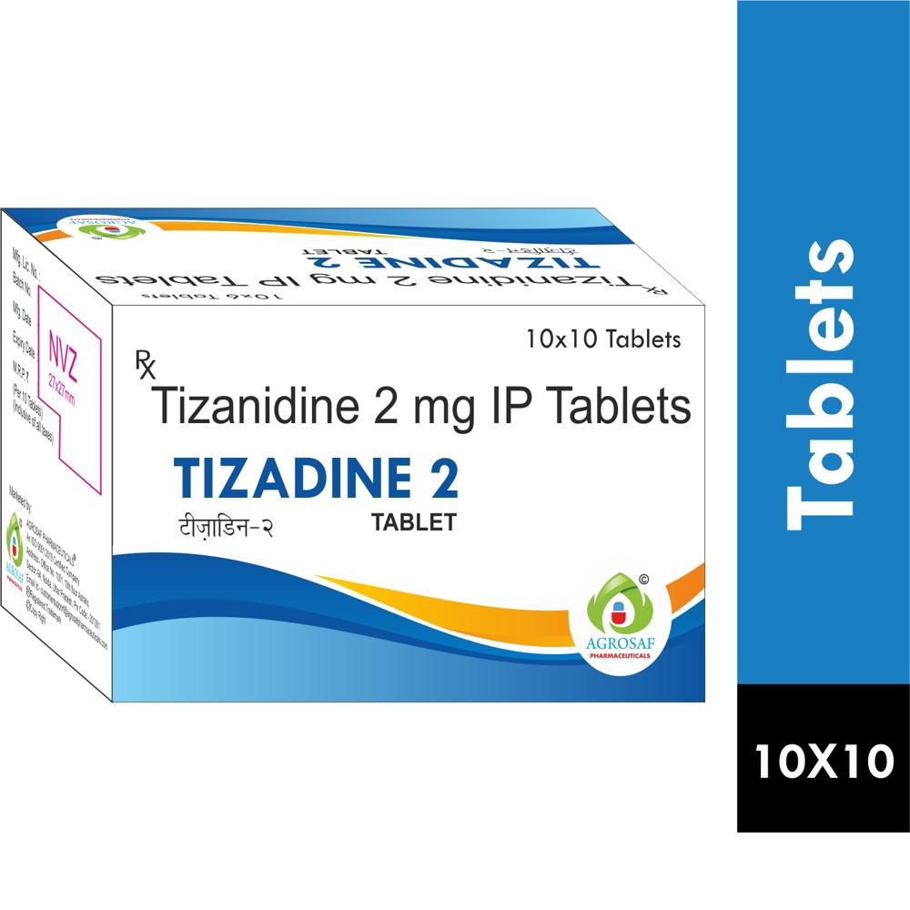 Tizadine 2 Tablet - Each Uncoated Tablet Contains : Tizanidine Hydrochloride Ip Eq. To Tizanidine 2 Mg , Excipients Q.s. - Drug Type: General Medicines