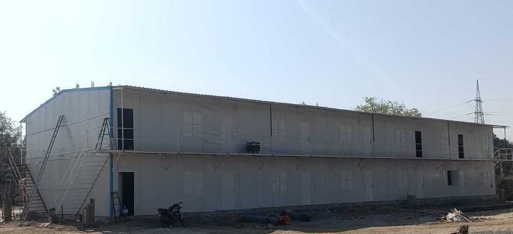 Labour Hutment - Color: White Blue