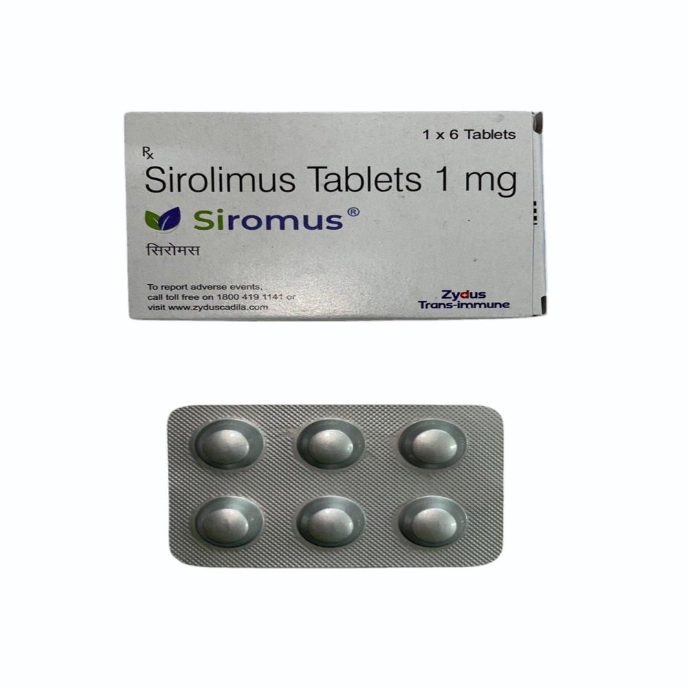 Siromus  Sirolimus Tablet 1mg - Drug Type: General Medicines
