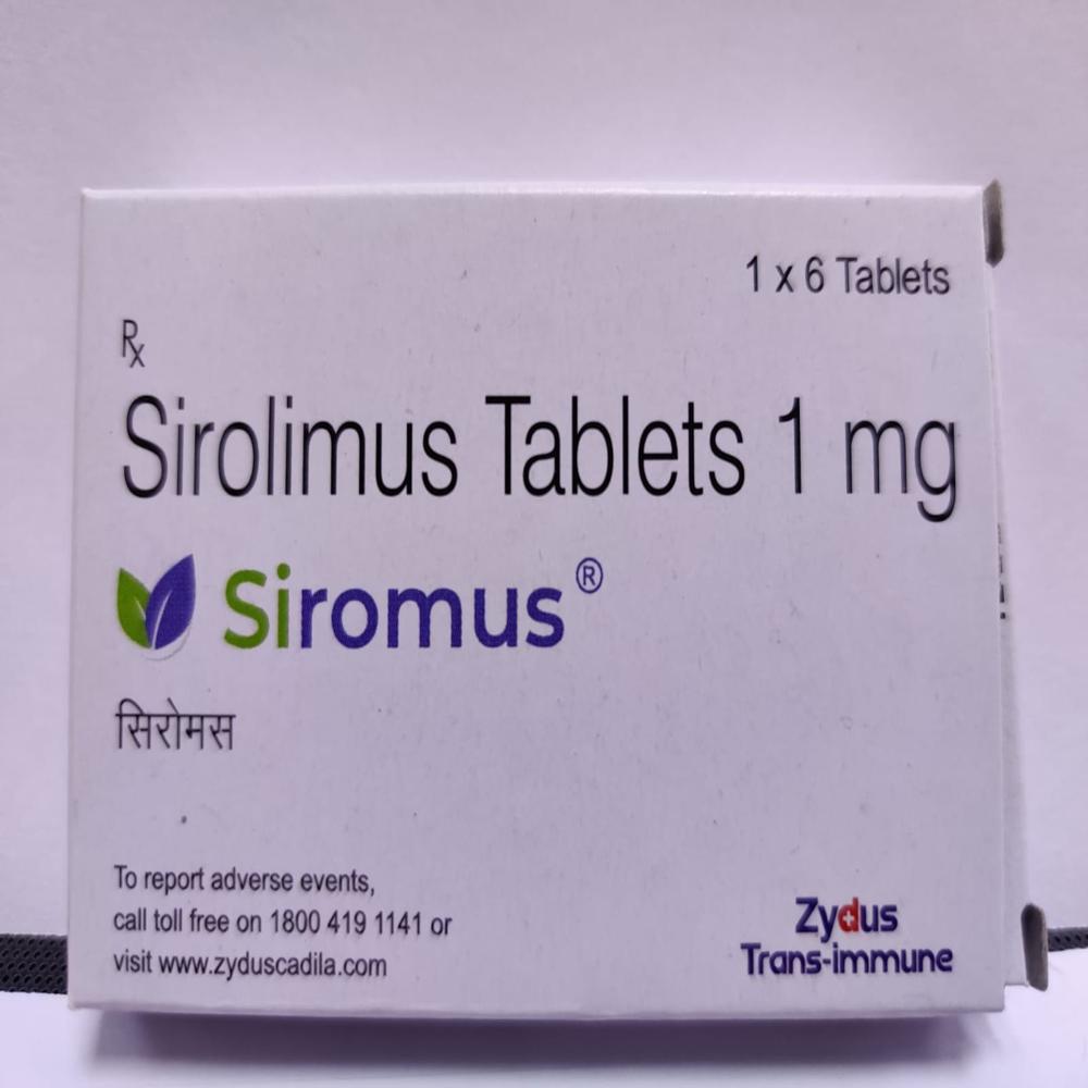 Siromus  Sirolimus Tablet 1mg