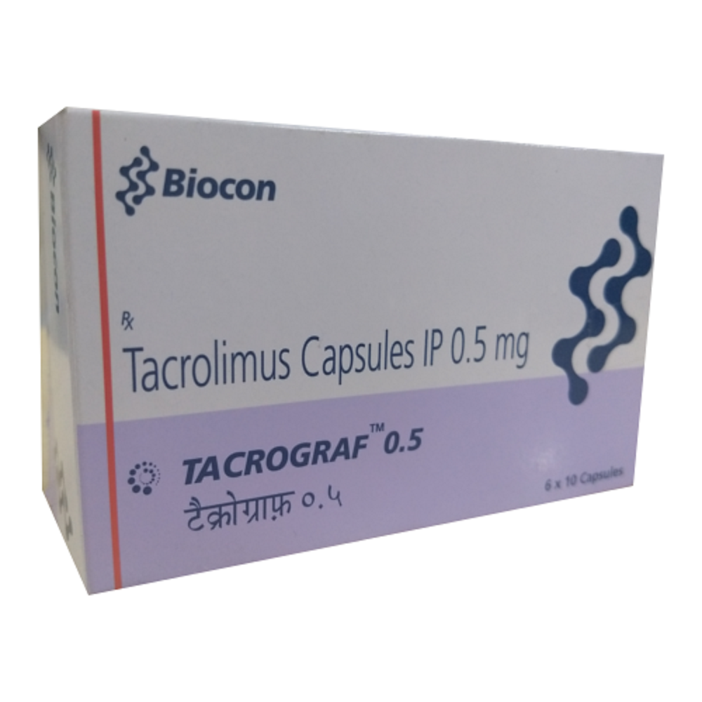 Tacrograf Tacrolimus Capsule 0.5 mg