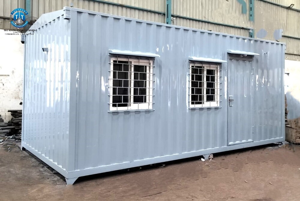 Prefabricated Container Offices - Color: White