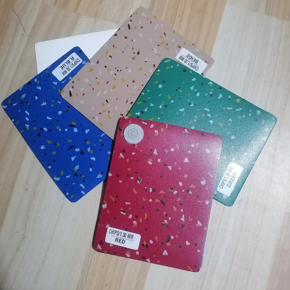 1.3mm PVC vinyl flooring Chips