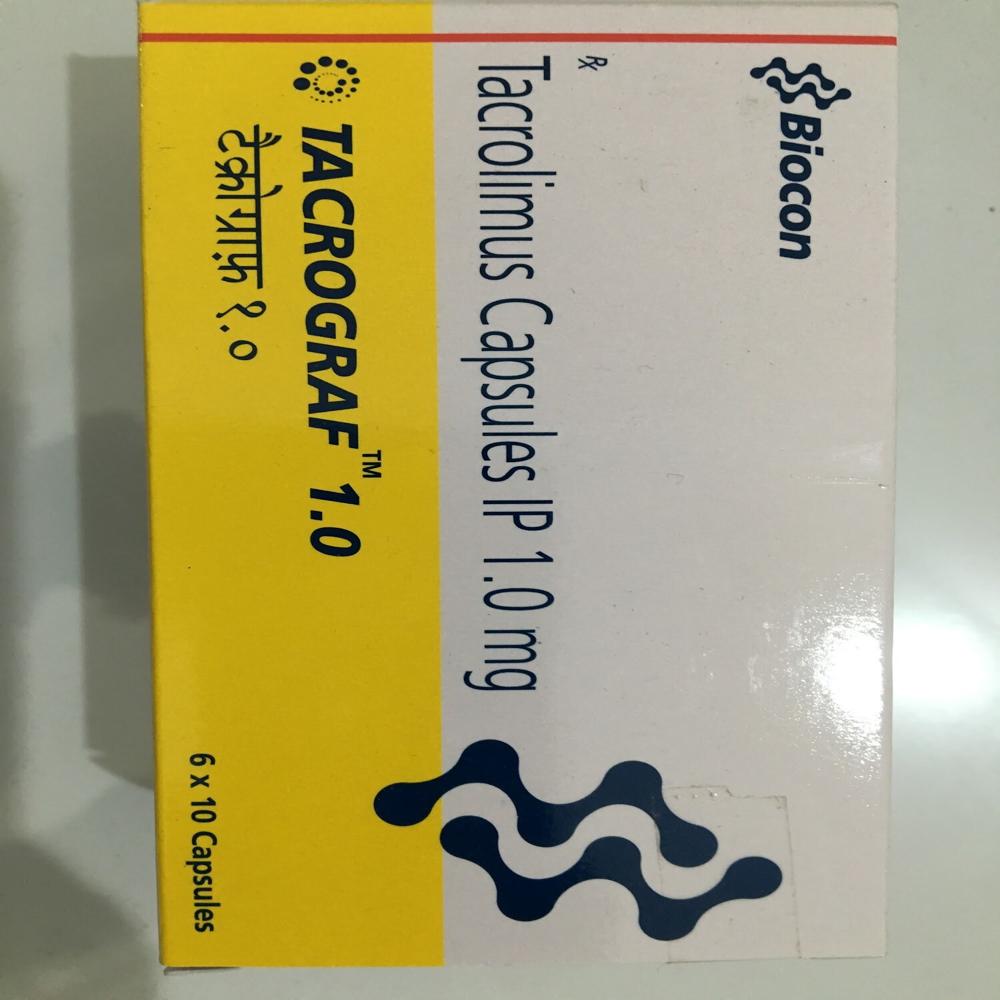 Tacrograf Tacrolimus Capsule 1mg