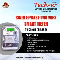 Techno Single Phase Whole Current Smart Meter