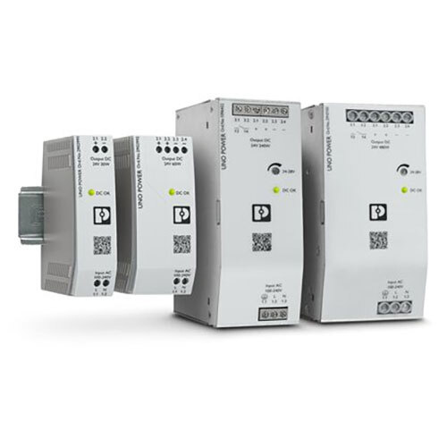 फीनिक्स कॉन्टैक्ट यूएनओ सीरीज एसएमपीएस - औद्योगिक पावर सप्लाइज