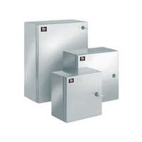 Wall Mounted-single Door Enclosure - Mild Steel 400x300x200 Mm, Ral 7035 Light Grey, Ip65 Dust And Water Proof, Quarter Turn Lock
