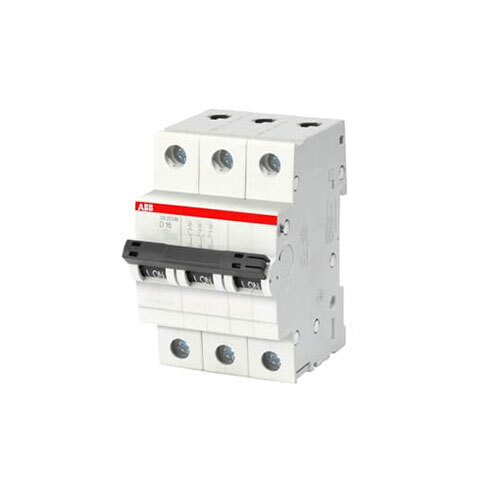 SB200 M C characteristic - Three Pole MCB