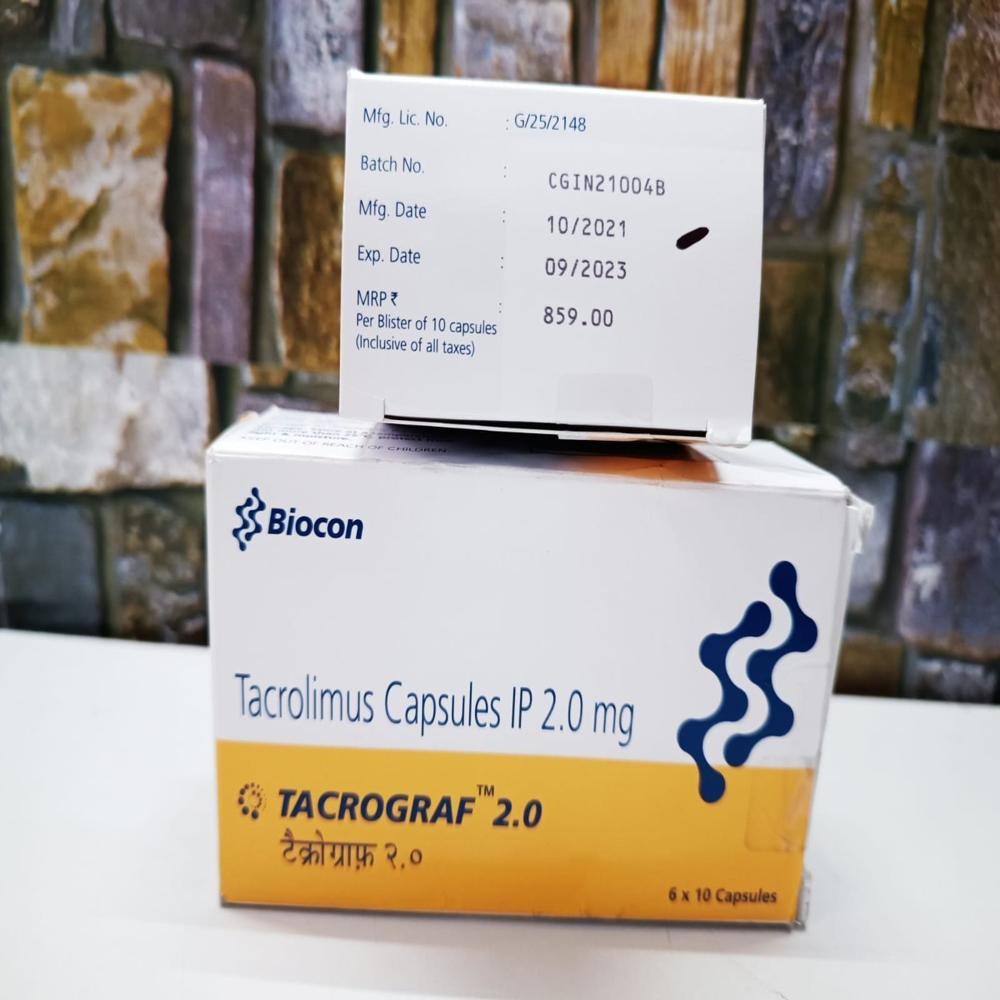 Tacrograf Tacrolimus Capsule 2mg - Drug Type: General Medicines