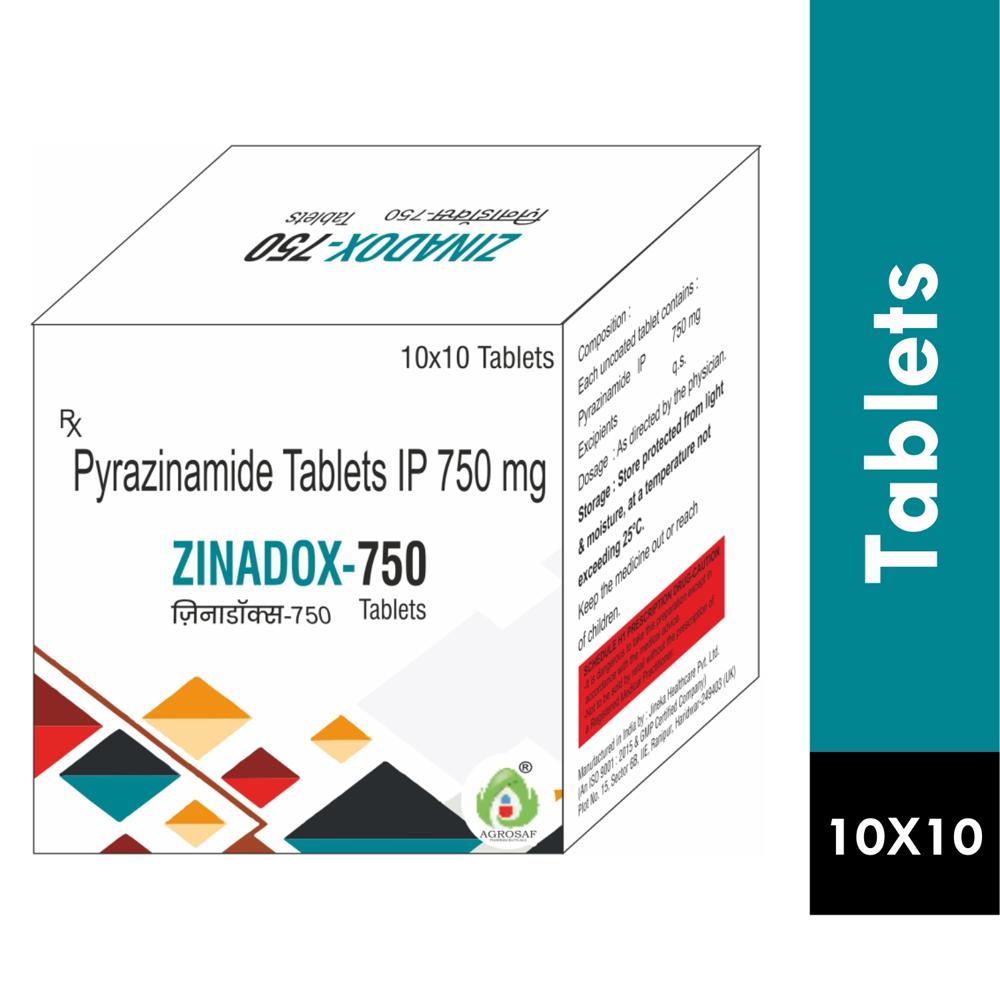 ZINADOX-750 TABLET - PYRAZINAMIDE 750MG TABLET 