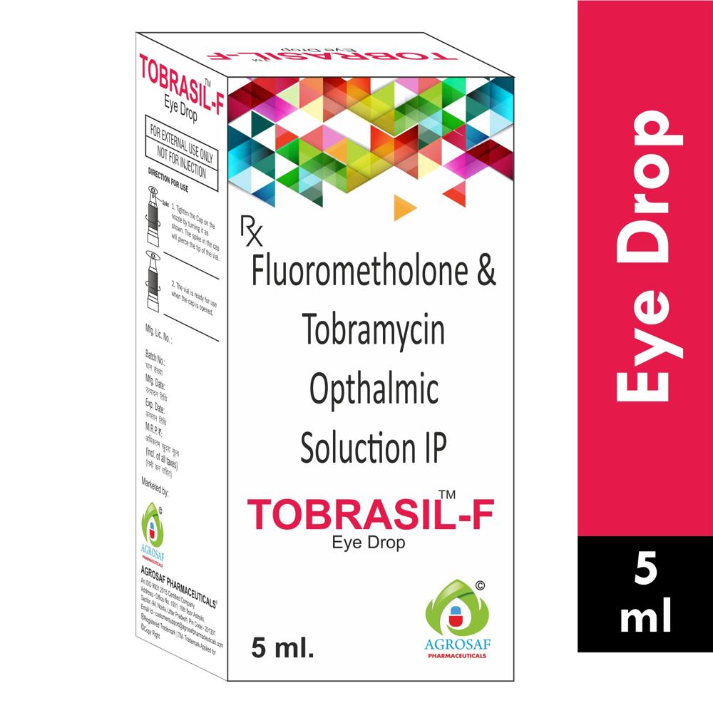 TOBRASIL F EYE DROP - Fluoromethalone I.p. 0.1%w/v + Tobramycin Sulphate U.s.p. Eq. To Tobramycin 0.3% W/v + Benzalkonium Chloride Solution I.p. 0.02% V/v (as Preservative)