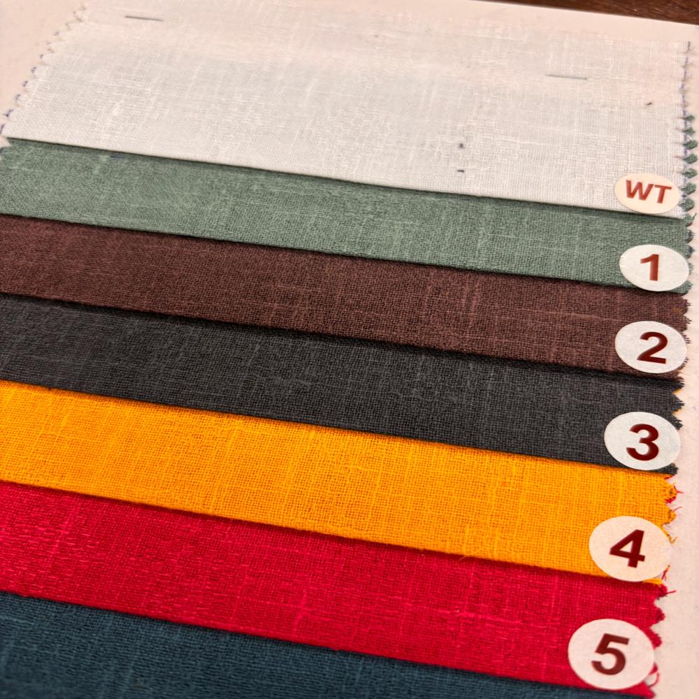 Ninja Premium Poly Cotton Linen Fabric for Shirts 58 Width