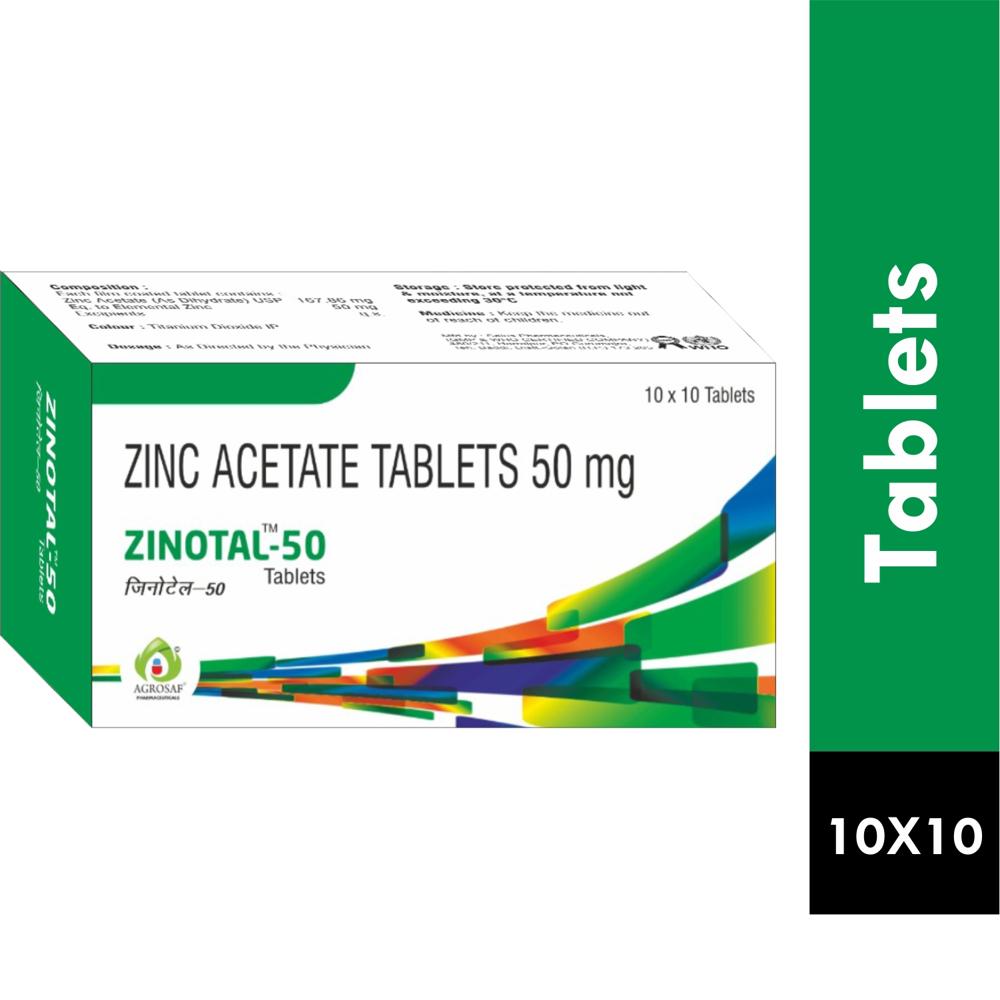 ZINOTAL 50 TABLET - ZINC ACETATE 50MG TABLET