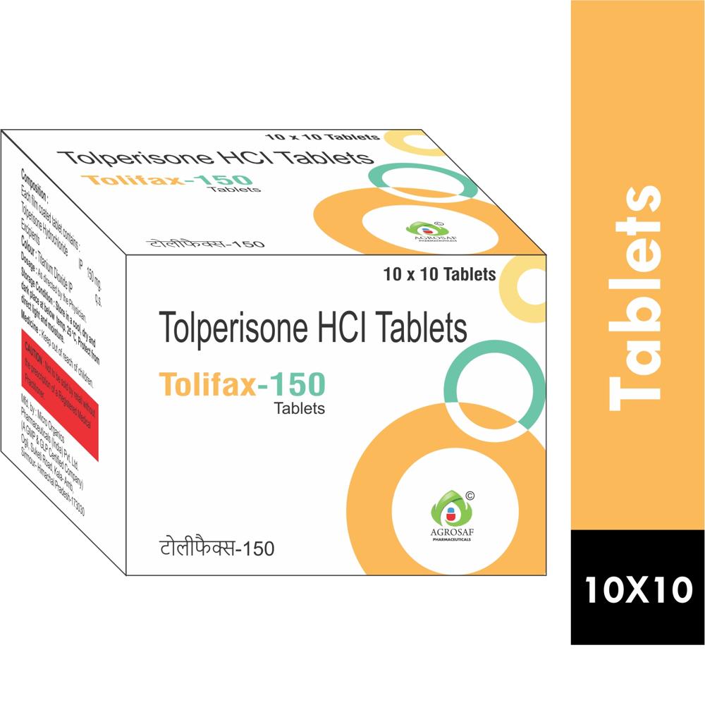 TOLIFAX 150MG TABLET - Tolperisone (150mg)